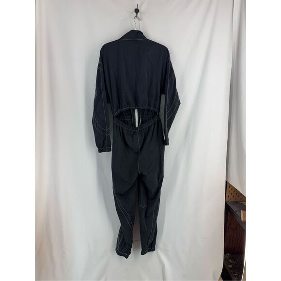 RARE NWOT Free People Movement Womens Black Combo Racer One Piece Jumpsuit Small - Picture 3 of 13